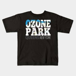 Fun Cool Ozone Park Queens New York with Subway Map Kids T-Shirt